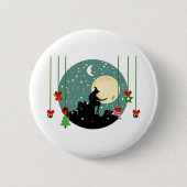 Weihnachtsfeiertage Button (Vorderseite)