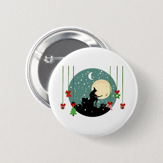 Weihnachtsfeiertage Button (Vorne & Hinten)