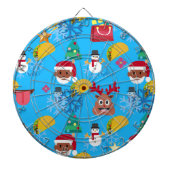 Weihnachtsfeiertage Dartscheibe (vorne)