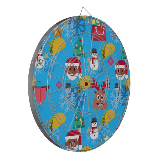 Weihnachtsfeiertage Dartscheibe (Vorderseite Links)