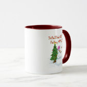 Weihnachtsfeiertage der Snowlady Tasse (VorderseiteRechts)
