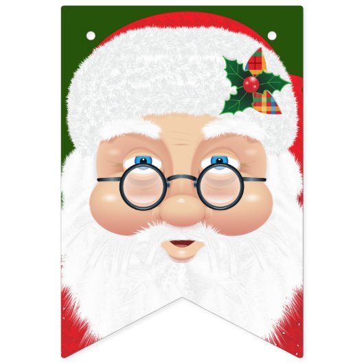 Weihnachtsfeiertage des Weihnachtsmanns Wimpelkette (Erste Fahne)