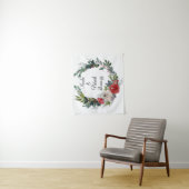 Weihnachtsfeiertage, Dezember-Hochzeitsdekor Wandteppich (Beispiel)