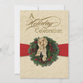 Weihnachtsfeiertage Einladung (Vorderseite)