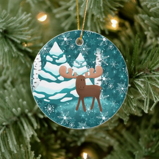 Weihnachtsfeiertage Elche Ornament (Baum)