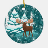 Weihnachtsfeiertage Elche Ornament (Vorne)