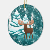 Weihnachtsfeiertage Elche Ornament (Links)