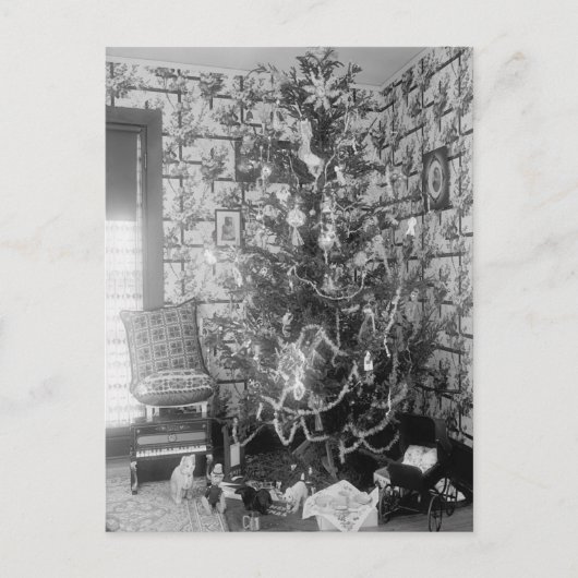 Weihnachtsfeiertage Erinnerungen Feiertagspostkarte (Vorderseite)