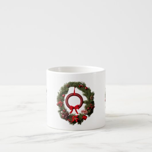 Weihnachtsfeiertage Espresso Tasse (Vorderseite)