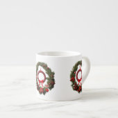 Weihnachtsfeiertage Espresso Tasse (Vorderseite Rechts)