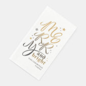 Weihnachtsfeiertage Familienfestpapier Serviette (Ecke)