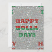 Weihnachtsfeiertage Feiertagskarte (Vorderseite)