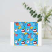 Weihnachtsfeiertage Feiertagspostkarte (Stehend Vorderseite)