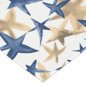 Weihnachtsfeiertage Festivals Sterne Blau Gold Mod Kurzer Tischläufer (Ecke)