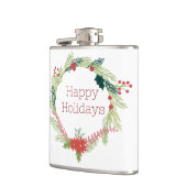 Weihnachtsfeiertage Flachmann (Links)