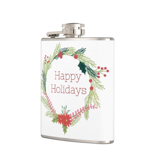 Weihnachtsfeiertage Flachmann (Links)