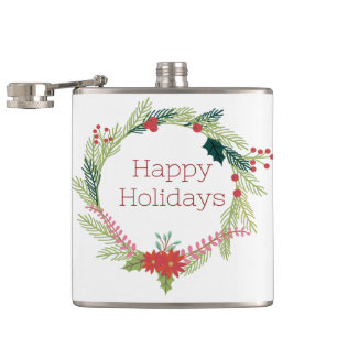 Weihnachtsfeiertage Flachmann