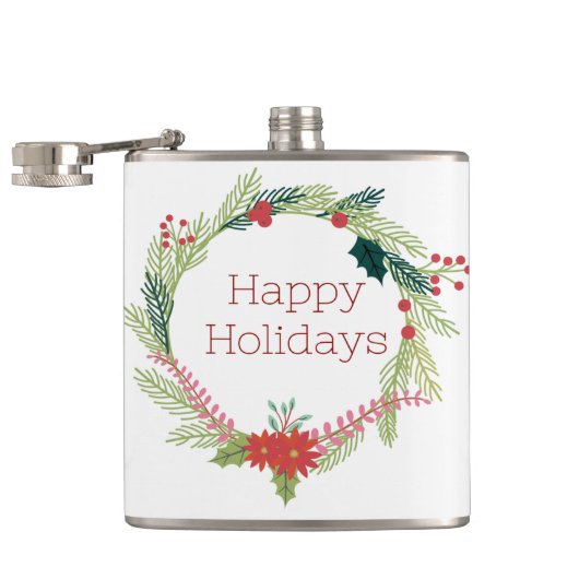 Weihnachtsfeiertage Flachmann (Geöffnet)