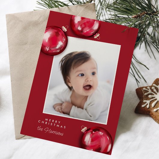 Weihnachtsfeiertage Foto Feiertagskarte