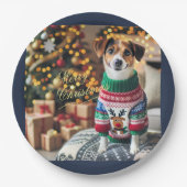 Weihnachtsfeiertage Foto Papierplatte Pappteller (Vorderseite)