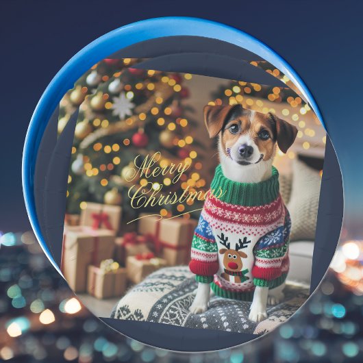 Weihnachtsfeiertage Foto Papierplatte Pappteller