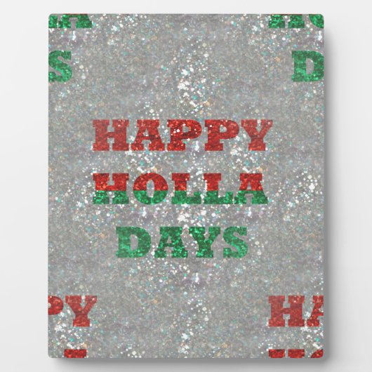 Weihnachtsfeiertage Fotoplatte (Vorderseite)