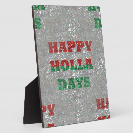 Weihnachtsfeiertage Fotoplatte (Seite)