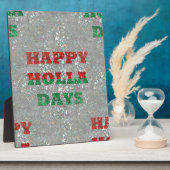 Weihnachtsfeiertage Fotoplatte (Seite)