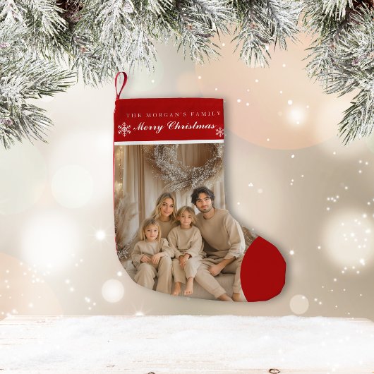 Weihnachtsfeiertage fröhliche Weihnachtsgeschenke Kleiner Weihnachtsstrumpf