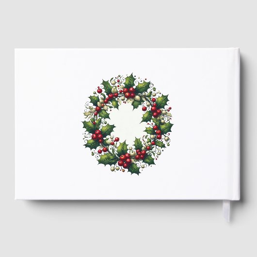 Weihnachtsfeiertage Gästebuch (Rückseite)