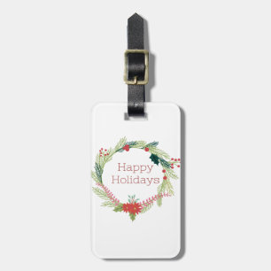 Weihnachtsfeiertage Gepäckanhänger
