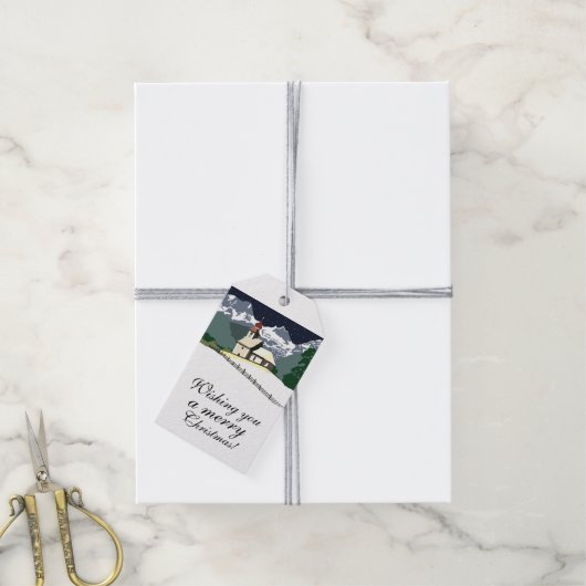 Weihnachtsfeiertage Geschenkanhänger (Mit Garn)