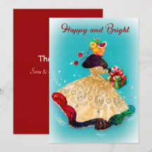 Weihnachtsfeiertage Geschenkboxen Gold Glitzer Gir