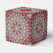 Weihnachtsfeiertage Geschenkboxen in Roter Weihnac Geschenkschachtel (Rückseite)