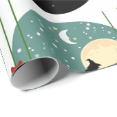 Weihnachtsfeiertage Geschenkpapier (Rolleneckpunkt)