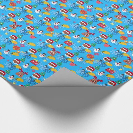 Weihnachtsfeiertage Geschenkpapier (Ecke)