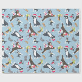 Weihnachtsfeiertage Geschenkpapier (Flach)