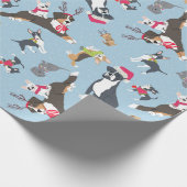 Weihnachtsfeiertage Geschenkpapier (Ecke)