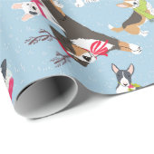 Weihnachtsfeiertage Geschenkpapier (Rolleneckpunkt)