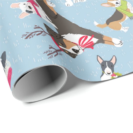 Weihnachtsfeiertage Geschenkpapier (Rolleneckpunkt)