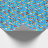 Weihnachtsfeiertage Geschenkpapier (Ecke)