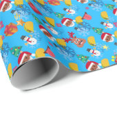 Weihnachtsfeiertage Geschenkpapier (Rolleneckpunkt)