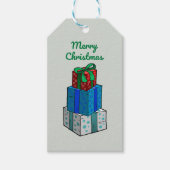Weihnachtsfeiertage Geschenktag Geschenkanhänger (Vorderseite)