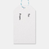 Weihnachtsfeiertage Geschenktasten Geschenkanhänger (Rückseite)