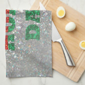 Weihnachtsfeiertage Geschirrtuch (Viertel Falte)