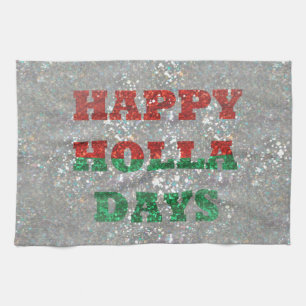 Weihnachtsfeiertage Geschirrtuch