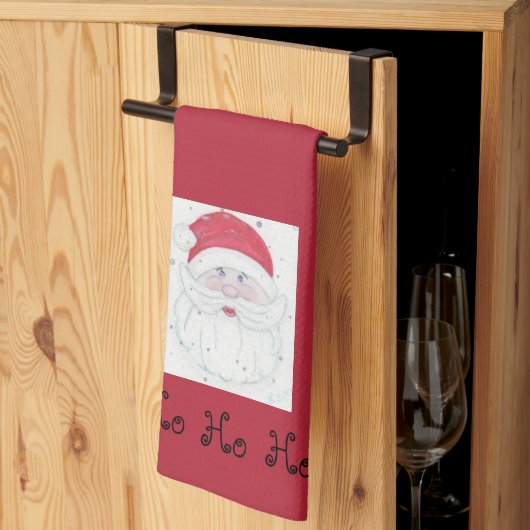 Weihnachtsfeiertage Geschirrtuch (Drittel gefaltet)