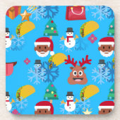 Weihnachtsfeiertage Getränkeuntersetzer (Vorderseite)