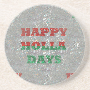Weihnachtsfeiertage Getränkeuntersetzer