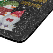 Weihnachtsfeiertage-Gnome Schneidebrett (Ecke)